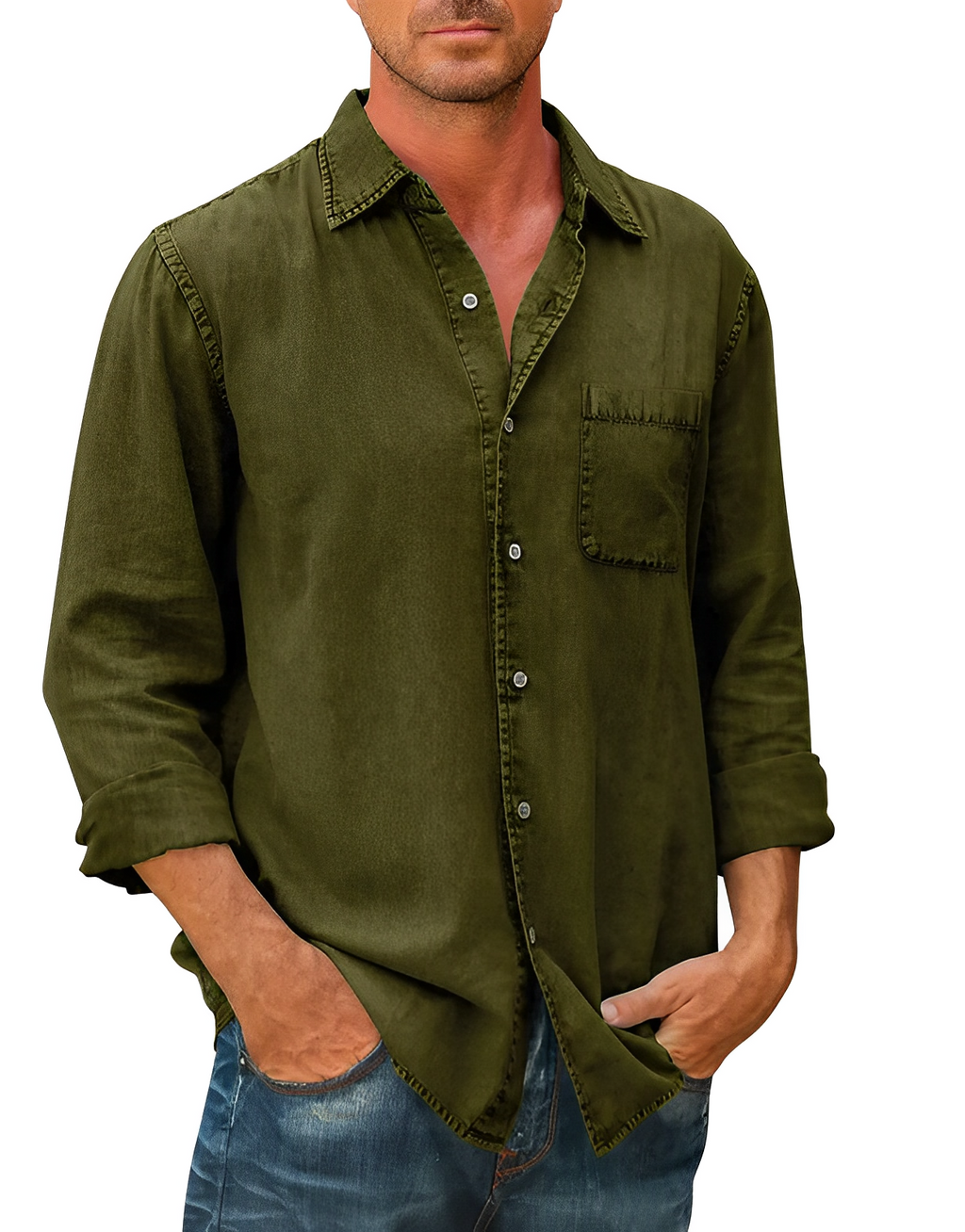 Men’s Casual Pocket Shirt