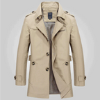 Men’s Mid-Length Trench Coat