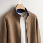 Men’s Mock-Neck Zip Sweater
