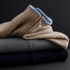 Men’s Mock-Neck Zip Sweater