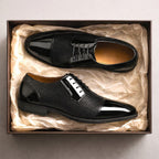 Men's Patterned Oxford Dress Shoes