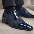 Men's Patterned Oxford Dress Shoes