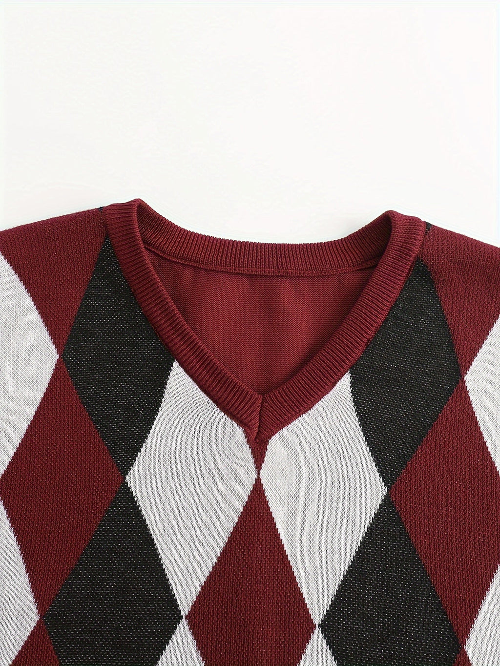 Men’s Stylish Argyle Sweater Vest