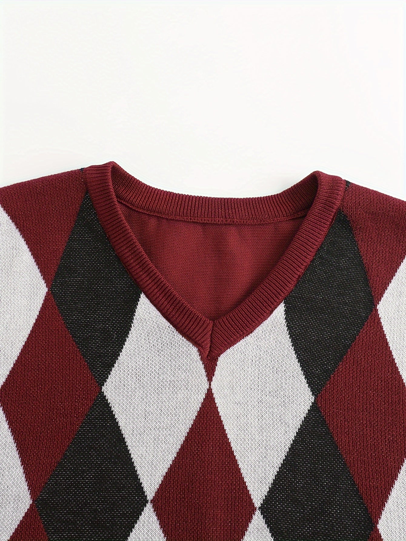 Men’s Stylish Argyle Sweater Vest