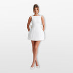 Women’s Bow Back Mini Dress Elegant