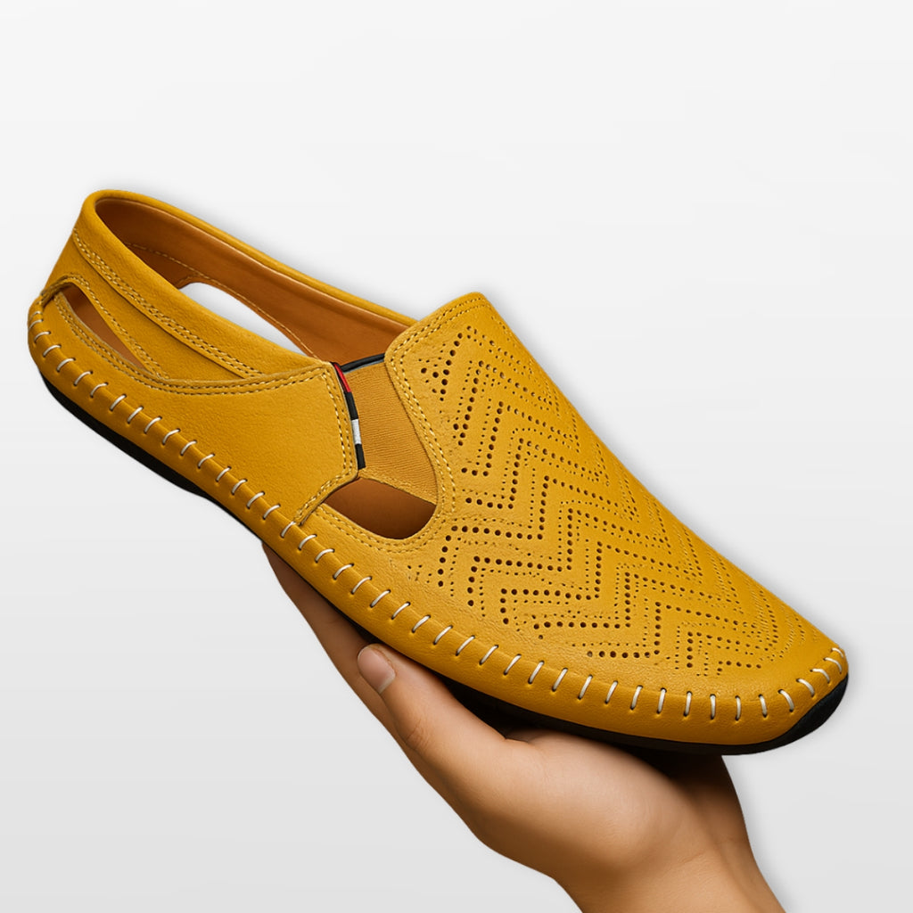 Men's Perforated Slip-On Loafers
