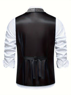Men’s Formal Patchwork Vest