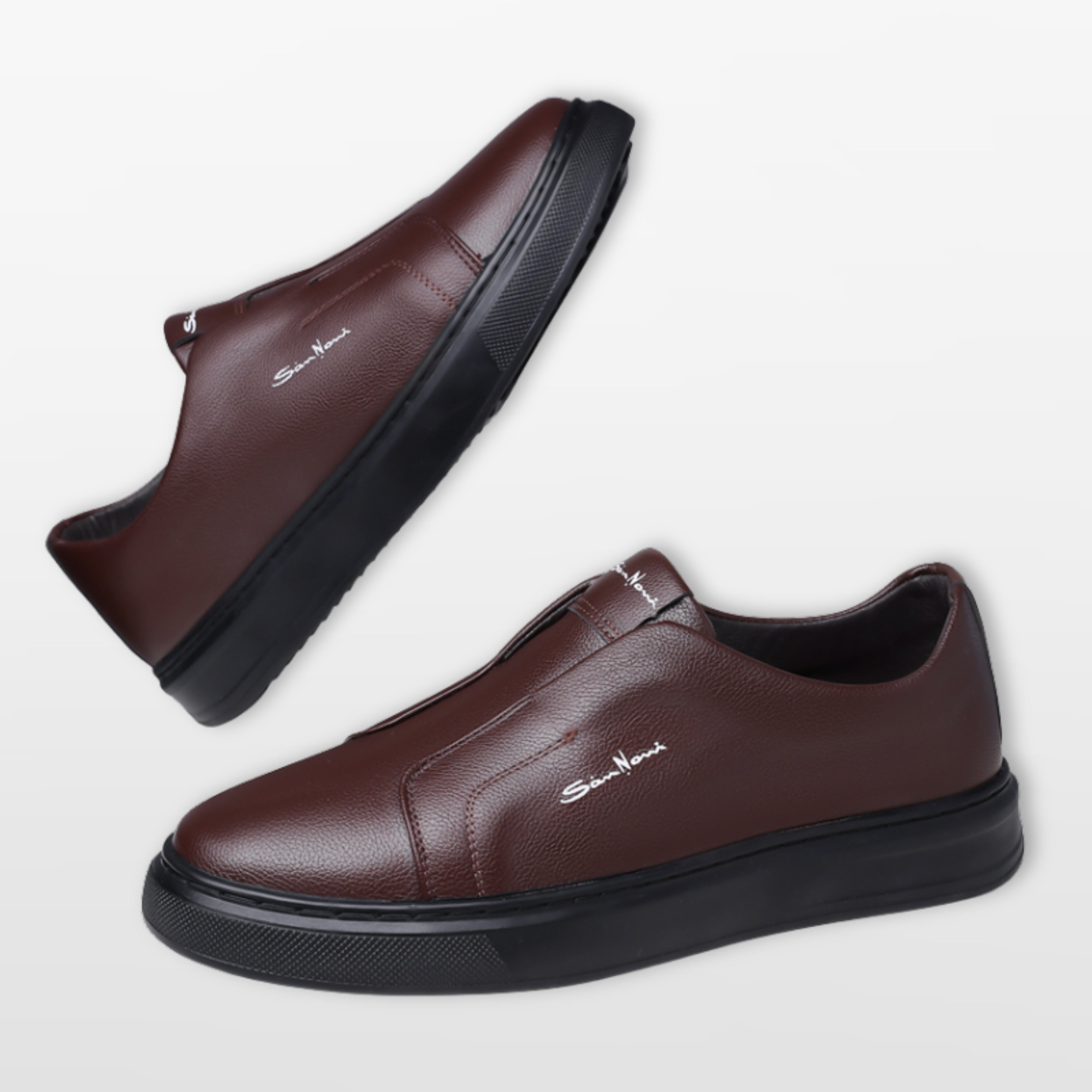 Men’s Slip-On Sneakers Minimalist Casual Style