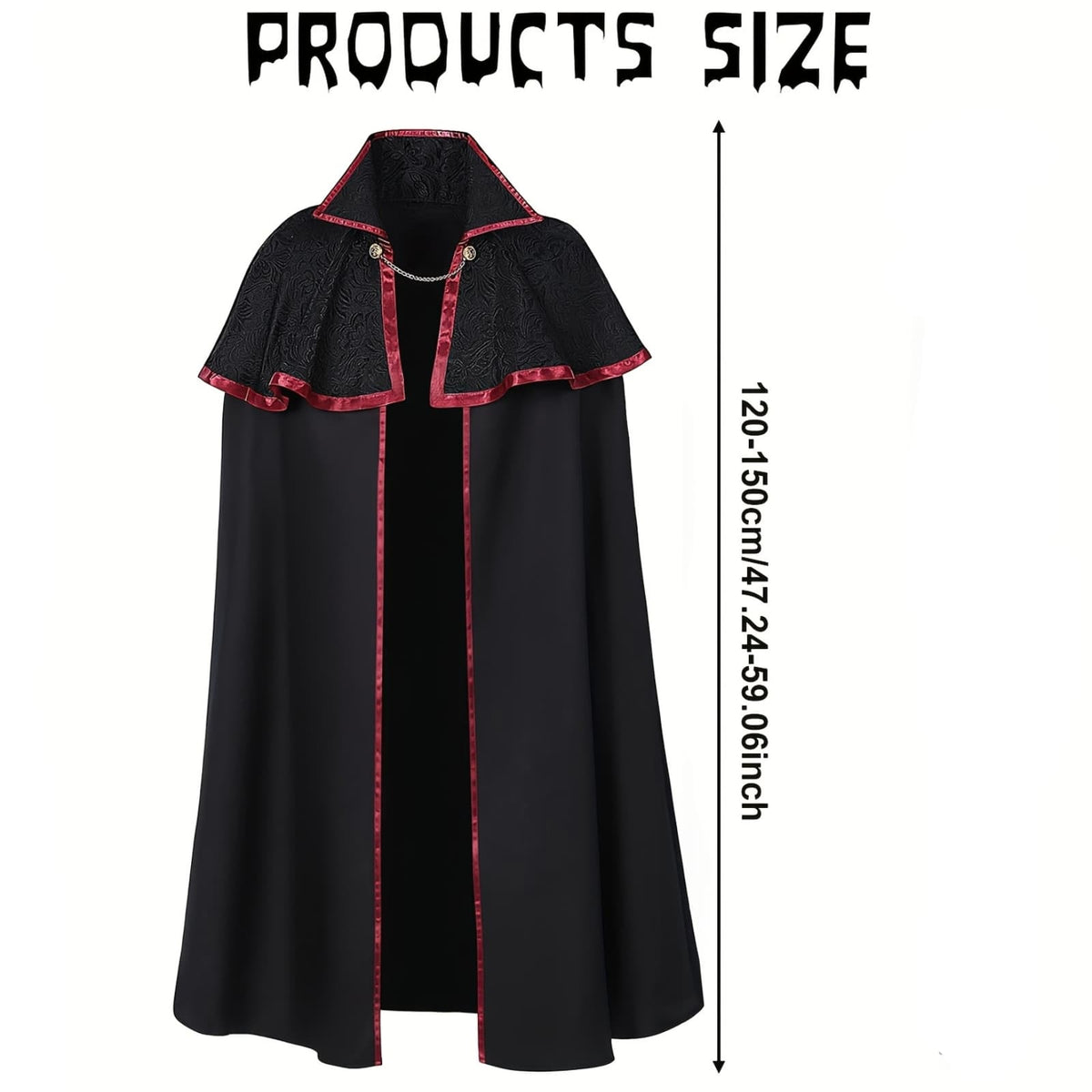 Men’s Halloween Vampire Costume Cape