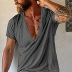 Men’s Deep V Neck Casual Tee