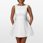 Women’s Bow Back Mini Dress Elegant