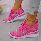 Women’s Embellished Wedge Sneakers