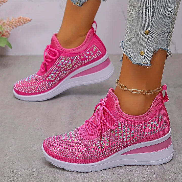 Women’s Embellished Wedge Sneakers