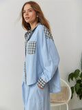 Women's Striped Lounge Set
