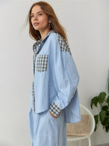 Women's Striped Lounge Set