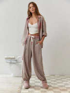 Women's Striped Lounge Set