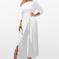 Women One Shoulder Wide Leg Jumpsuit