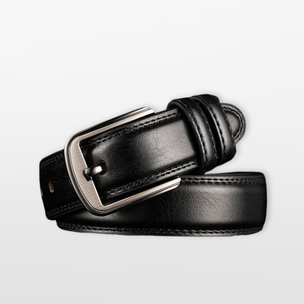 Men’s Leather Belt Classic Casual Buckle