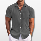 Men’s Textured Short Sleeve Shirt