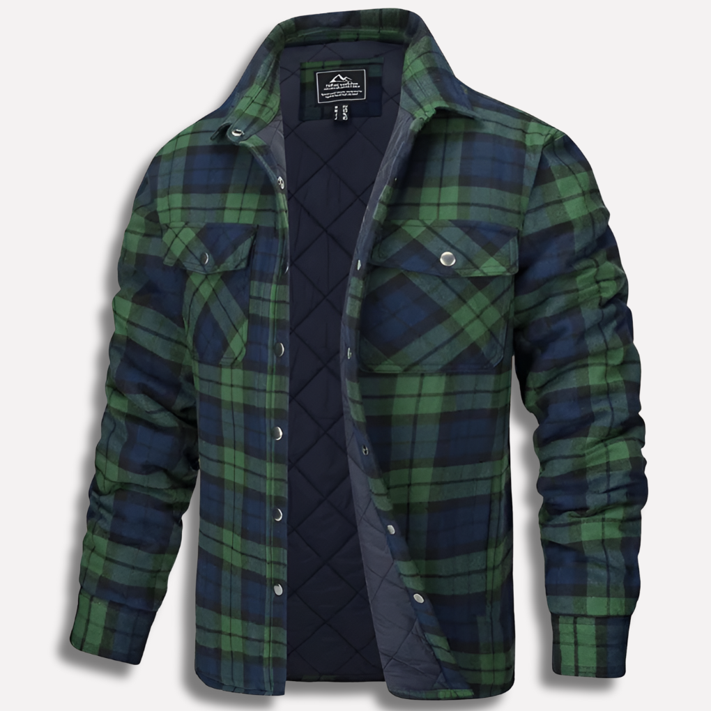 Men’s Plaid Shirt Jacket