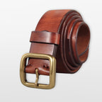 Men’s Leather Belt Casual Buckle Vintage Style