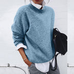 Women’s Relaxed Crew-Neck Sweater