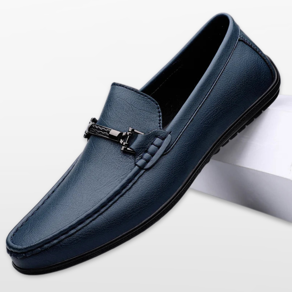 Men Sleek Slip On Loafer Shoes