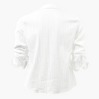 Men’s Ribbed Slim Fit Button Shirt