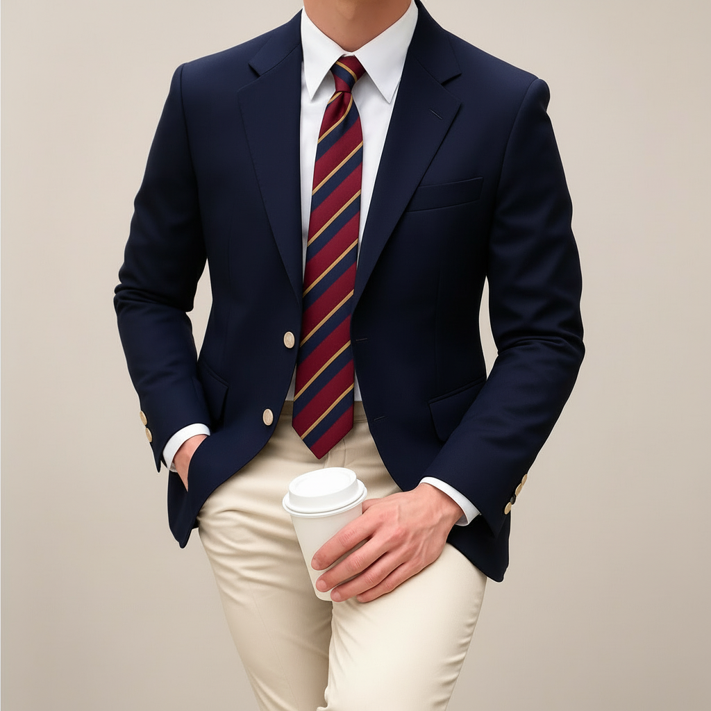 Men’s Slim Fit Two-Button Blazer