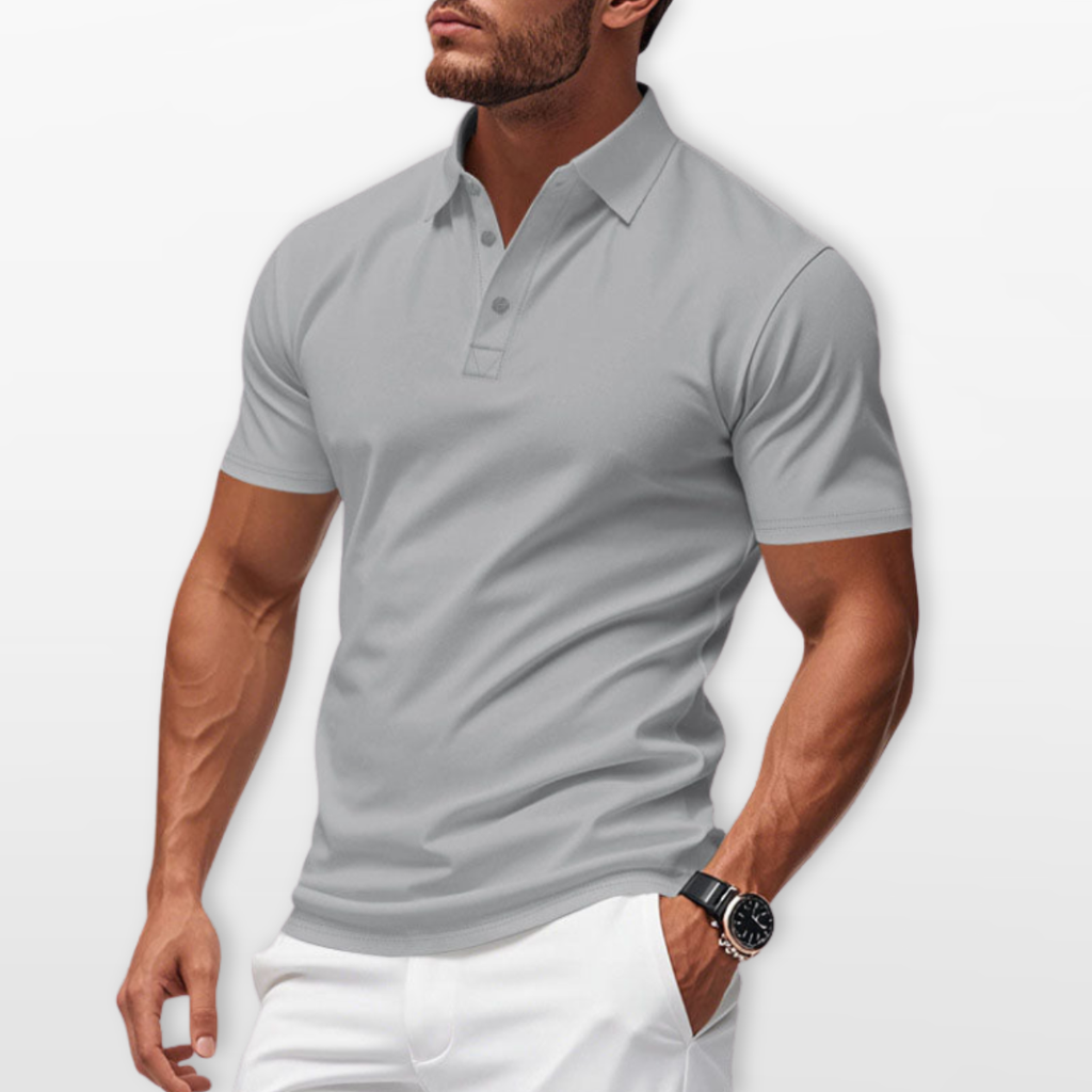 Men Slim Fit Casual Polo Shirt