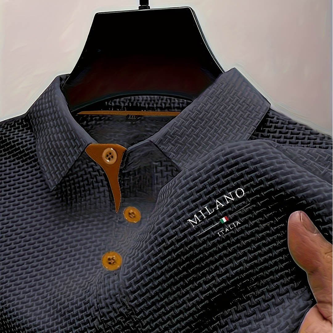 Men's Classic Textured Polo
