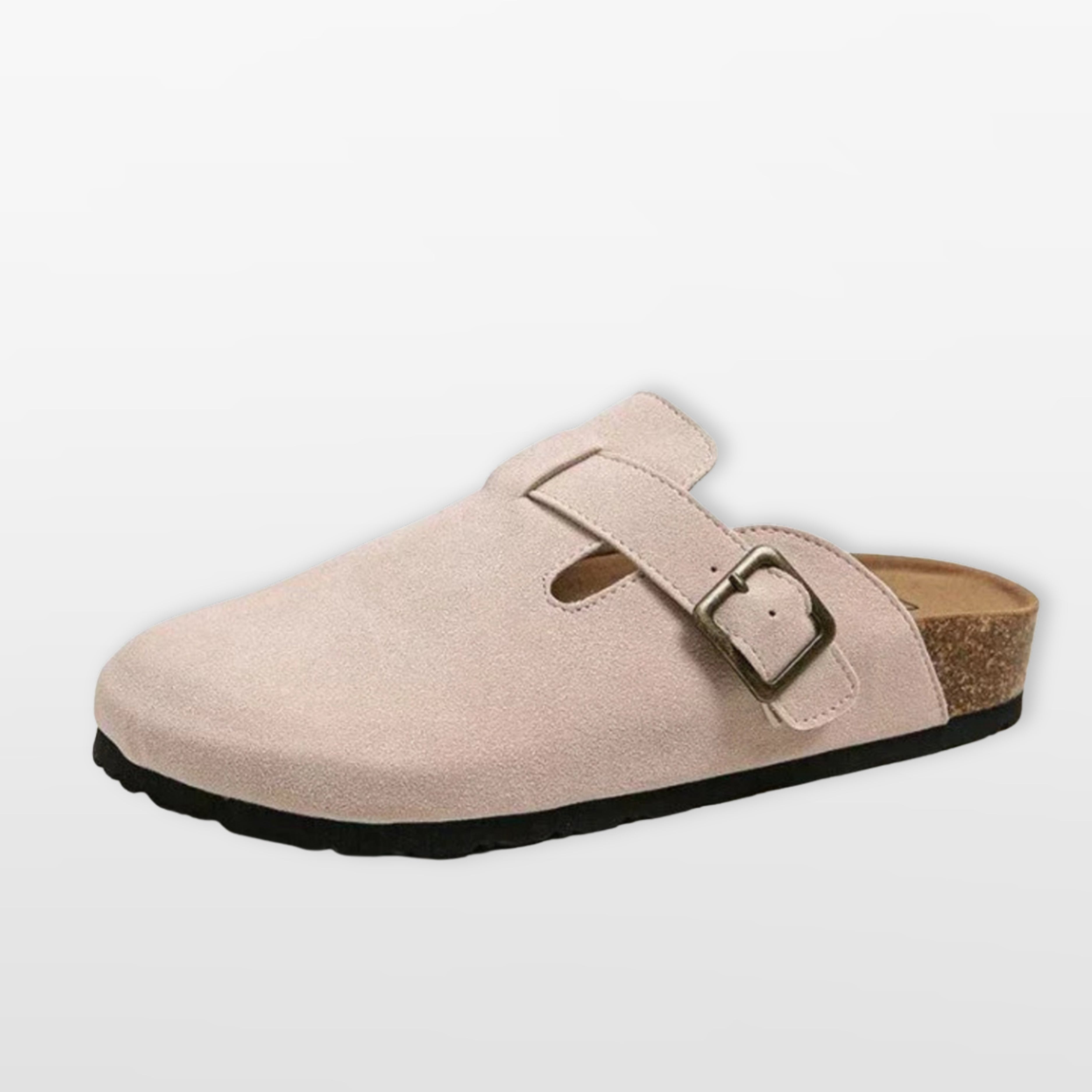 Men’s Suede Clogs Adjustable Strap Mules