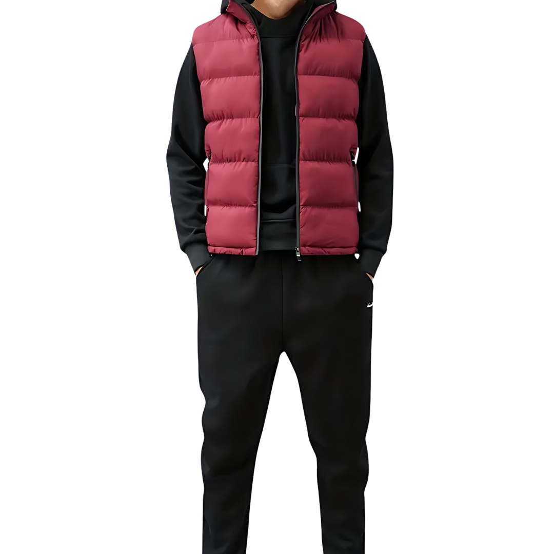 Men’s Quilted Zip-Up Vest