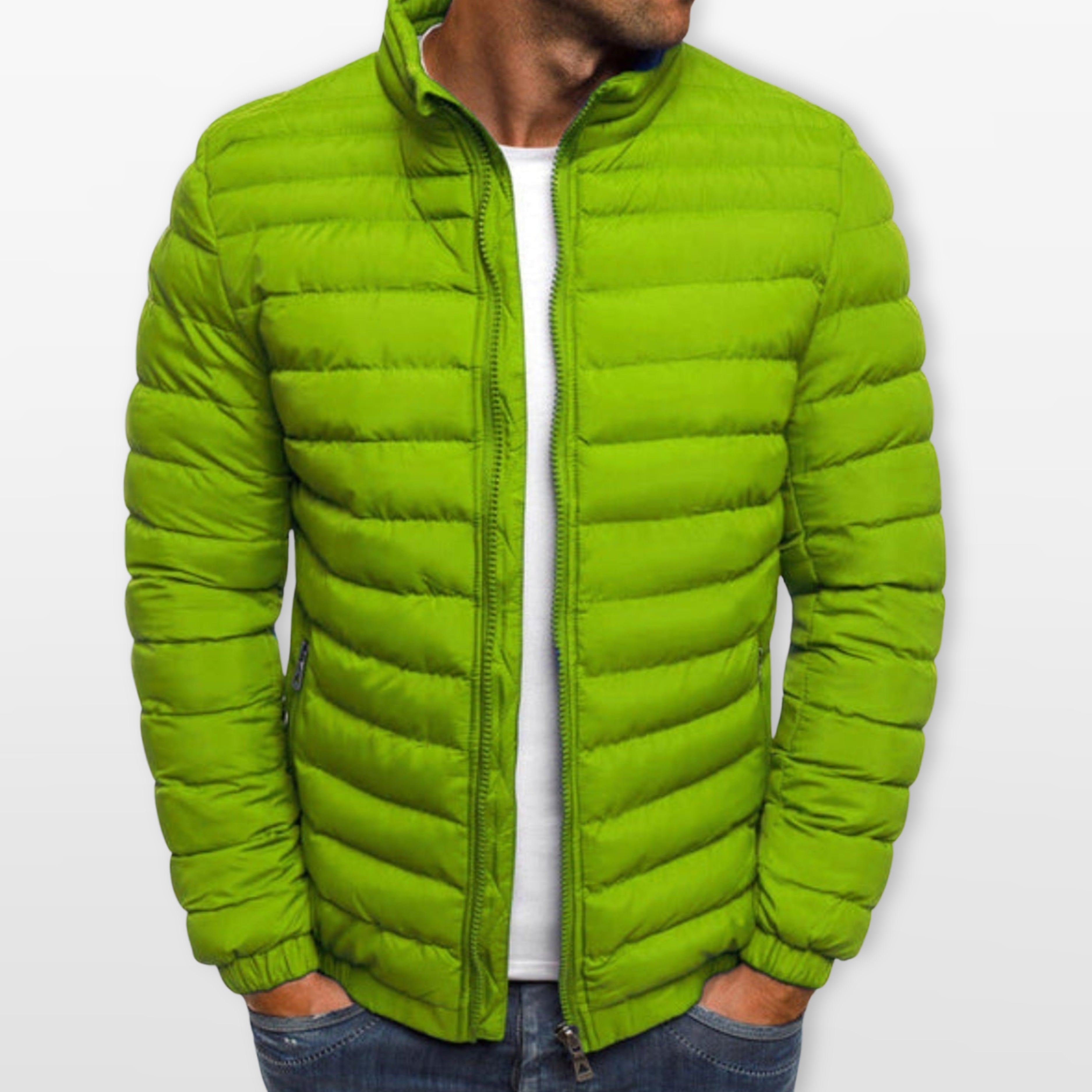 Men’s Puffer Jacket Lightweight Quilted Coat