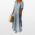 Women’s Printed Maxi Dress Relaxed Fit