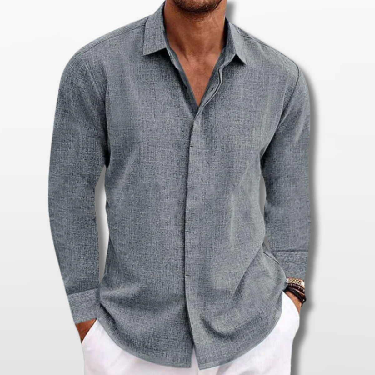 Men’s Casual Button Up Shirt