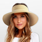 Women’s Wide Brim Visor Summer Hat