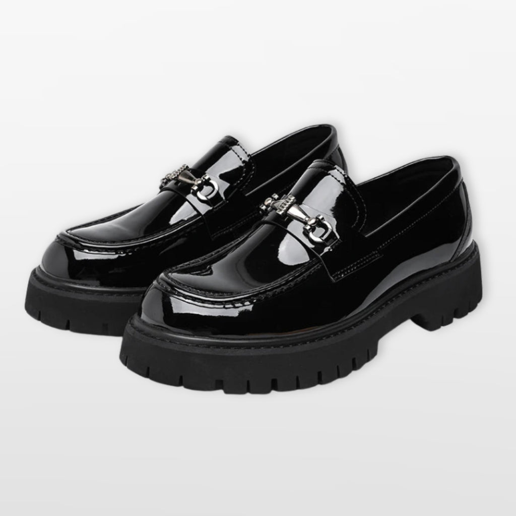 Men’s Chunky Loafers Platform Slip-On Shoes