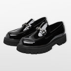 Men’s Chunky Loafers Platform Slip-On Shoes