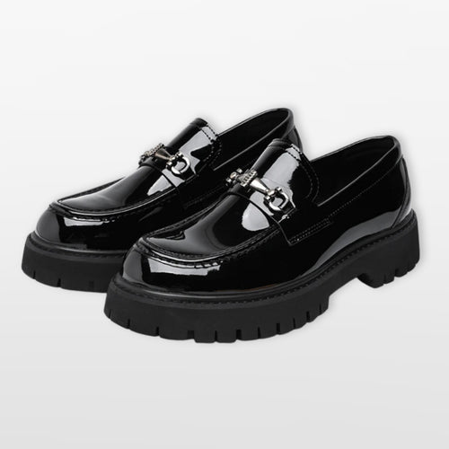 Men’s Chunky Loafers Platform Slip-On Shoes