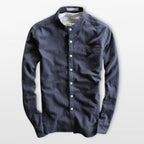 Men’s Mandarin Collar Slim Fit Shirt