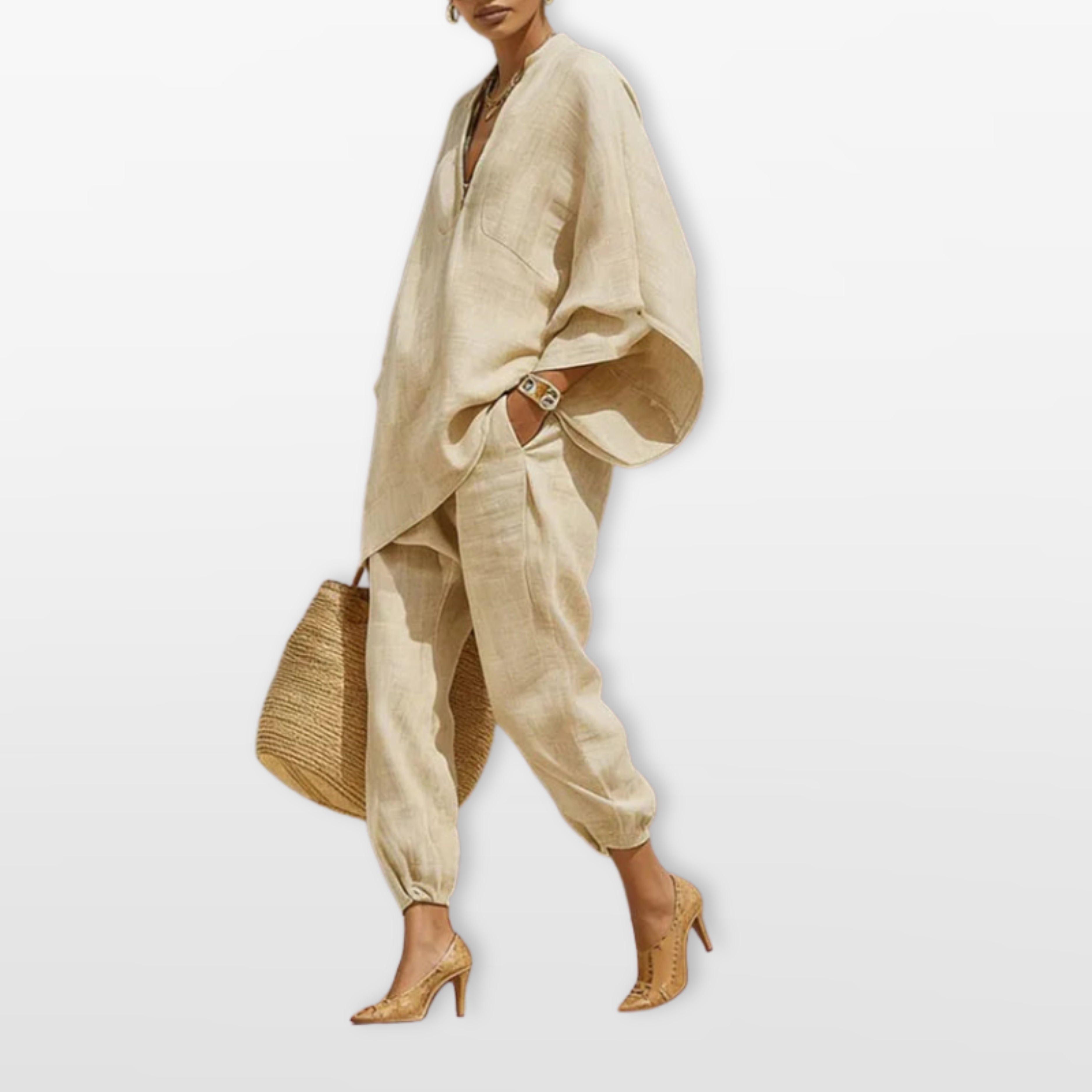 Women’s Two Piece Set Oversized Tunic