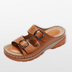 Women’s Platform Sandals Buckle Strap Slides