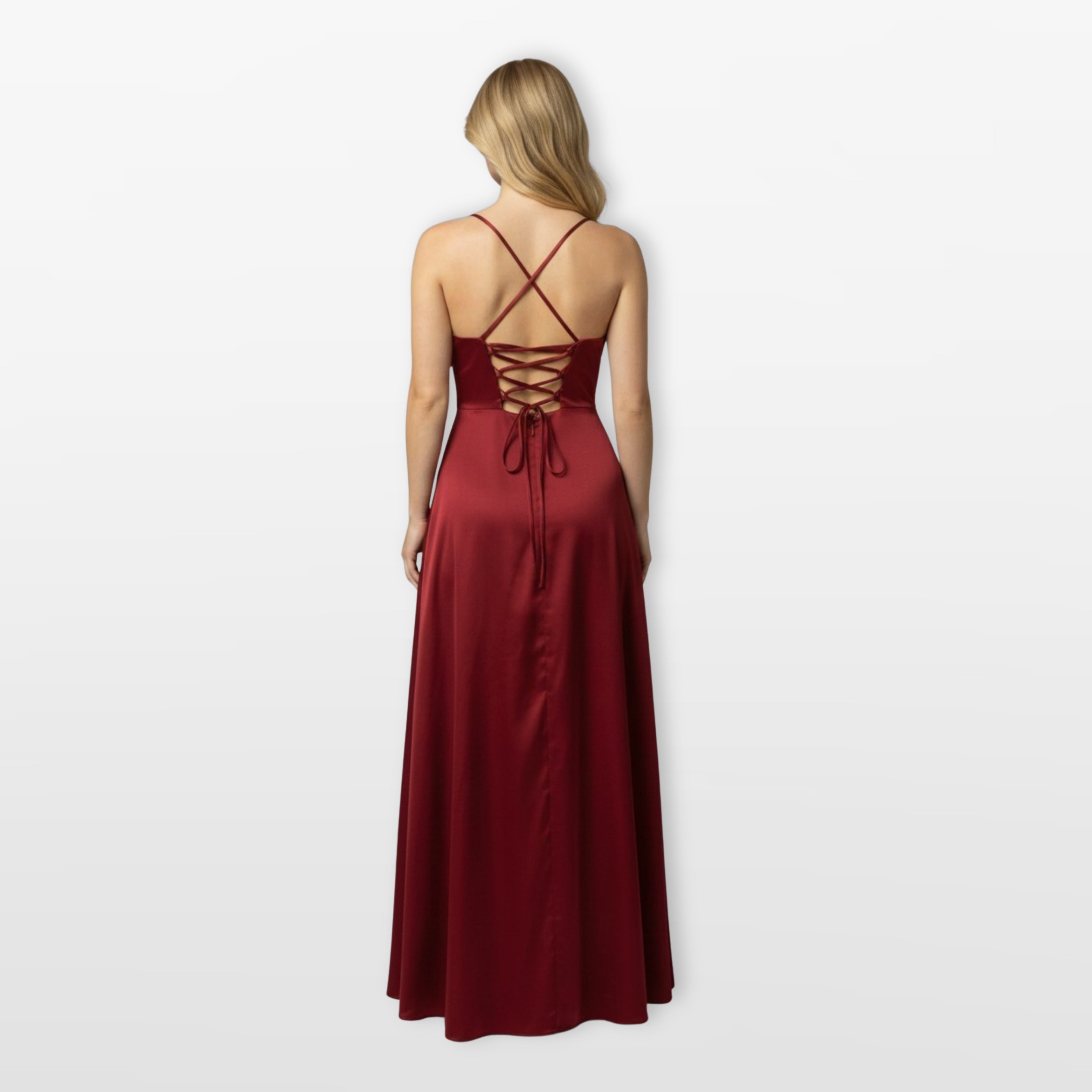 Women’s Maxi Dress Satin Evening Gown
