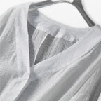 Women’s Linen Button Blouse Oversized Fit