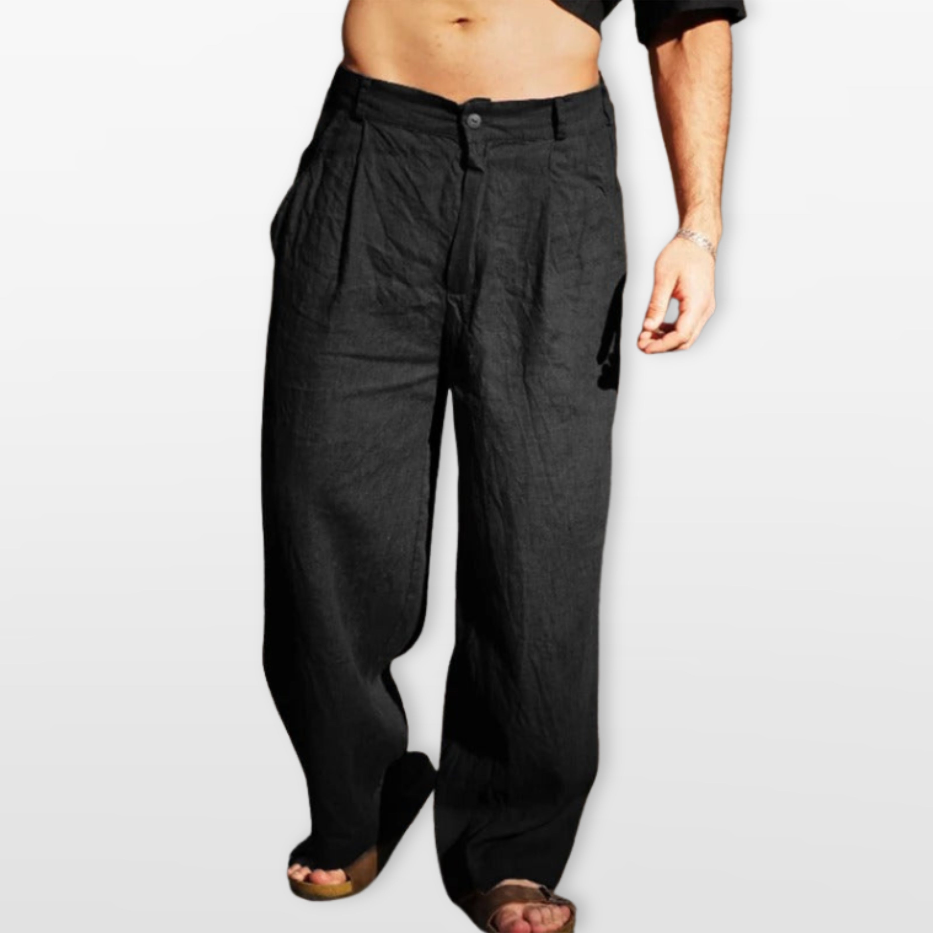 Men’s Wide Leg Pants Relaxed Fit