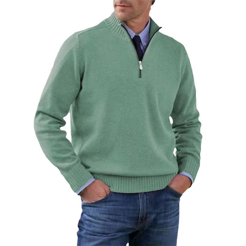 Men’s Classic Quarter-Zip Sweater