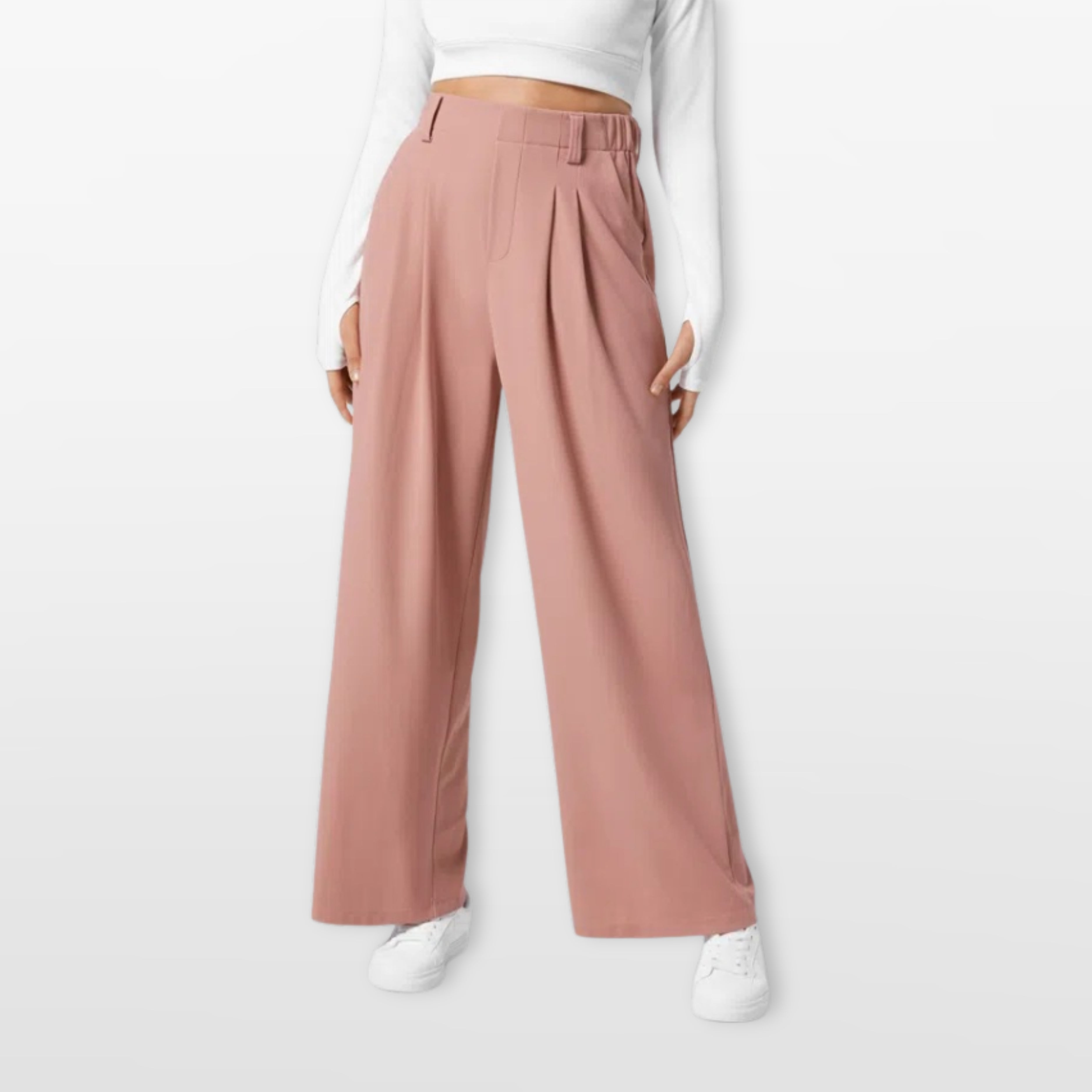 Women’s Wide Leg Pants High Waisted Pleated