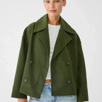 Women’s Cropped Double-Breasted Blazer