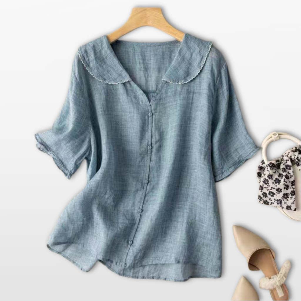 Women Relaxed Blouse Casual Chic Top